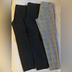 Lot of 3.    The Limited exact stretch skinny pants.  Size 14L